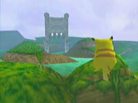 une photo d'Ã©cran de Pokemon Snap sur Nintendo 64